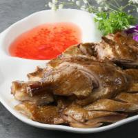 Soya Sauce Duck · Tender pieces of duck marinated in chef's special soy sauce.