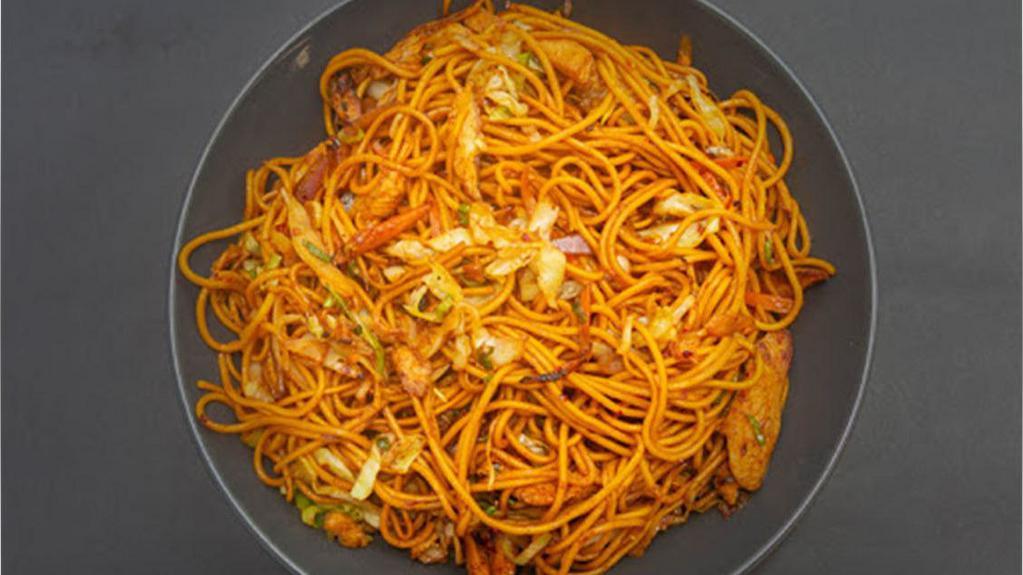 Chicken Chowmein · Chicken Chow Mein Recipe is very delicious with the combinations of noodles, vegetables and fried chicken. Stir-fried noodles cooked with peppers, onions, garlic and soy sauce. Enjoy our healthy and tasty chow mein.