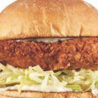 Crispy Chicken Sandwich · Crispy Chicken Breast, Lettuce, Pickles, BL Herb Mayonnaise