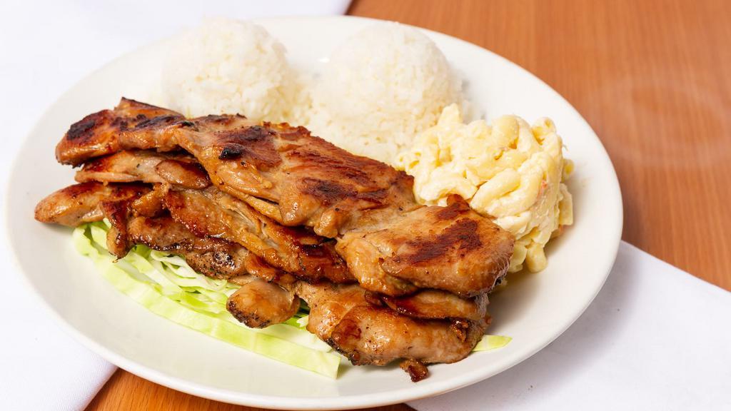 Bbq Chicken · Hawaii's hottest seller. Grilled boneless chicken marinated in our special l & l Hawaiian BBQ sauce.