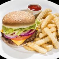 Cheeseburger only · combo .burger,,fries &pepsi bottle drink $11.25