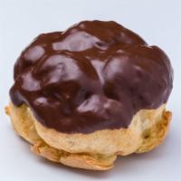 Chocolate Éclair · Our eclair shells are comprised of original shells topped with rich Chocolate Éclair, which ...