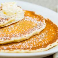 Buttermilk Pancakes · 3 scratch-made Buttermilk pancakes!