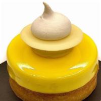 Lemon Tart · with lemon cream and a yuzu ganache.

*Contains Almond Flour & Gluten