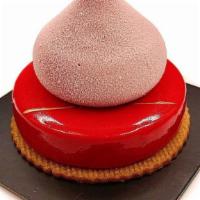 Ispahan · Raspberry Lychee Mousse, with a Rose Lychee Insert

*Contains Hazelnuts, Almonds, and Gluten