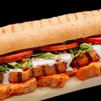 Buffalo Chicken Melt · Grilled chicken breast strips with a zesty buffalo sauce and provolone cheese - all heated t...