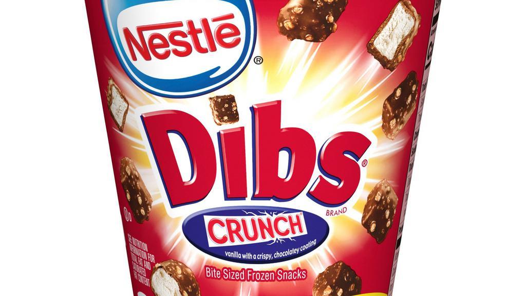 Nestle Dibs cruch 4oz ice cream · bite size frozen snack cup