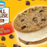 Nestle cookie sandwich 6oz ice cream  · chocolate chip cookie sandwich