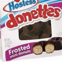 Hostess Donettes bag 10.75oz frosted minni donuts · frosted mini donuts