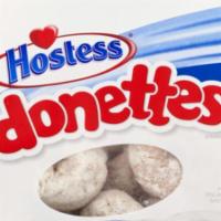 Hostess Donettes 10oz powdered mini donuts · powdered mini donuts