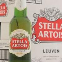 Stella Artois 12 pack bottles · bottles