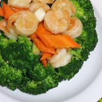 Broccoli with Prawns · 