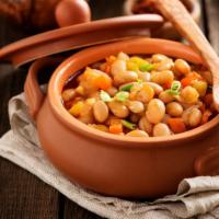 Pinto Beans (5 oz.) · Delicious pinto beans made with fresh veggies and house seasonings.