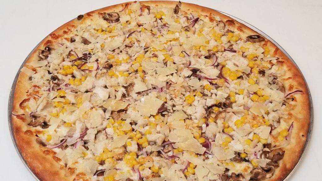 Every Breath You Take (Chicken Garlic) Pizza (Medium 14