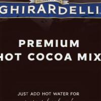 Ghirardelli 32 once  hot Cocoa · Ghirardelli Chocolate Premium Indulgence Hot Cocoa Mix, 32 Ounce Package 1pc