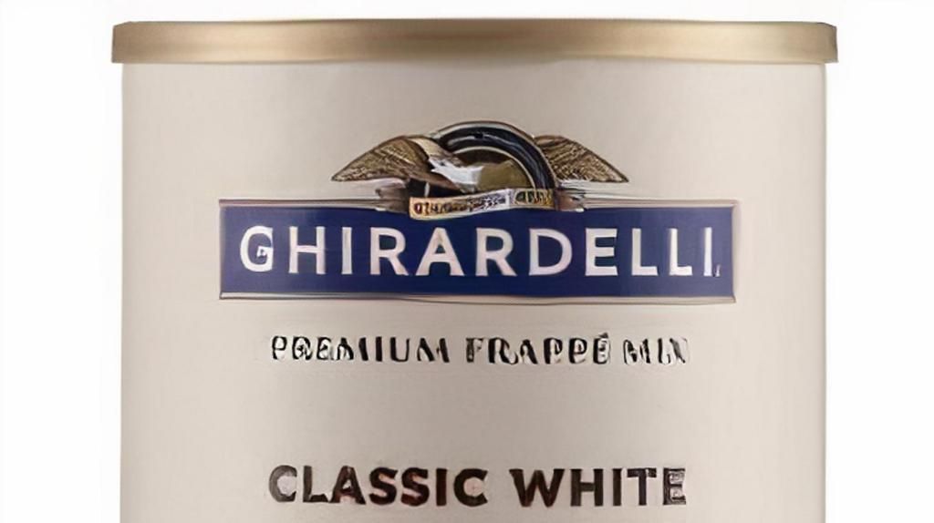  Ghirardelli Classic White · Ghirardelli 3.12 lb. Classic White Frappe Mix
