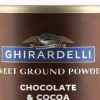 3.12 Ghirardelli Sweet Ground Chocolate and Cocoa  · Ghirardelli Sweet Ground Chocolate and Cocoa 3.12 pound