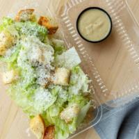 Caesar Salad · Romaine lettuce, homemade croutons and parmesan cheese.