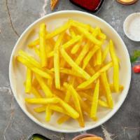 Plain Fries · (Vegetarian) Idaho potato fries cooked until golden brown garnished with salt.