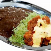 Chicken Karaage Curry · Fried garlic soy chicken with  tartar sauce