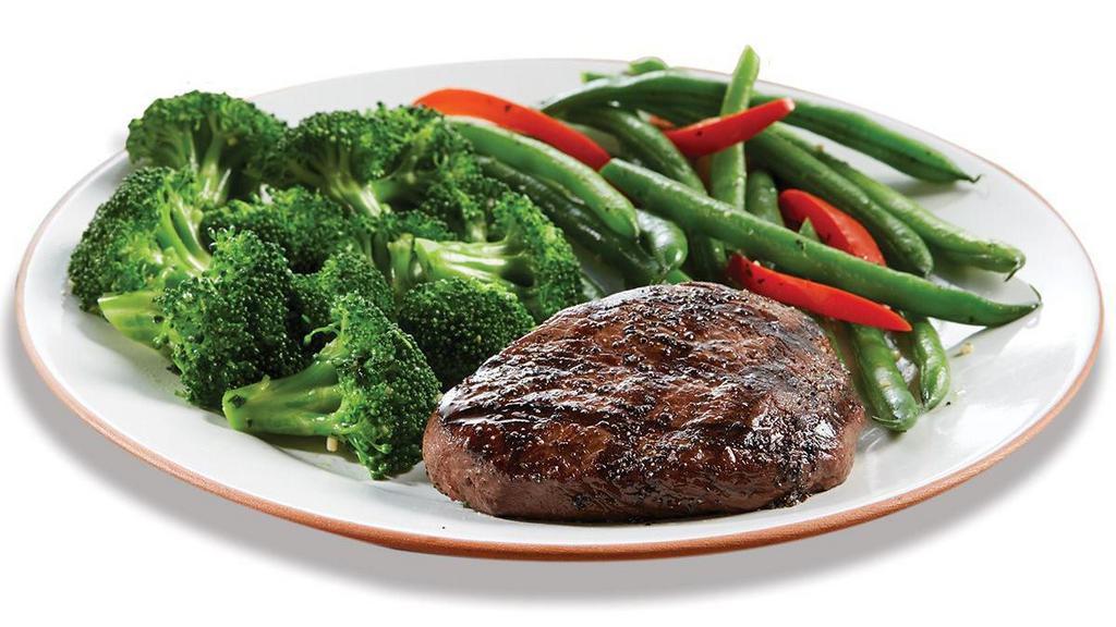 Petite Usda Sirloin Steak · Tender, juicy and flavorful, our grilled petite top sirloin.