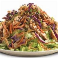 Spicy Asian Salad · Diced chicken breast, crispy wontons, carrots . and red cabbage tossed in our signature Asia...