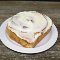 Cinnamon Roll · Sweet rolled pastry that has been seasoned with cinnamon.
