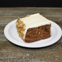 Carrot Cake · Sweet and moist spice cake.