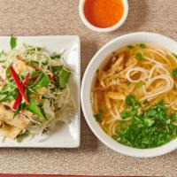 15. Bun Mang Goi Ga · Chicken salad with rice vermicelli and bamboo shoot.