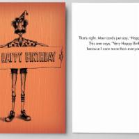 HB - Very Happy Birthday · That's right. Most cards just say, 