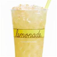 Pineapple Mango Lemonade · Fresh lemon juice, caramelized pineapple, mango puree, pure cane sugar