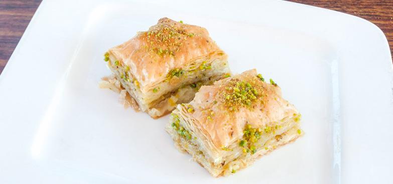 Regular Baklava · With pistachio, one piece.
