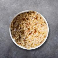 Brown Rice · Gluten-free and vegan.