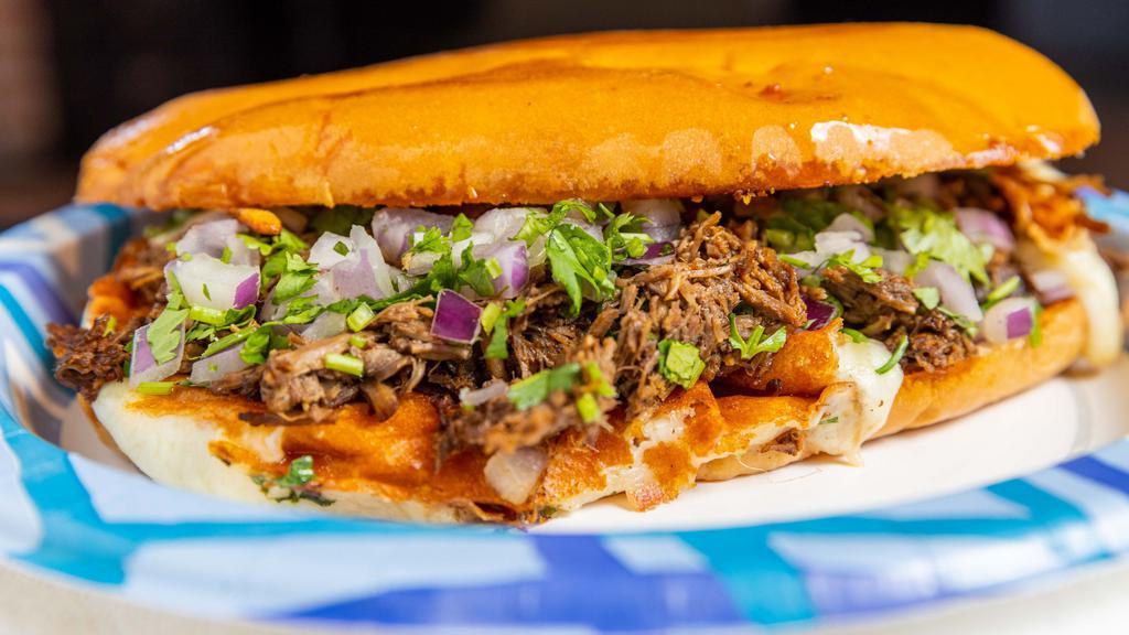 Saturday (tortas) · Buy two tortas get third one for free.

3 tortas with cilantro and onion.


*our birria is made with beef, if you prefer chicken please write on the comments 