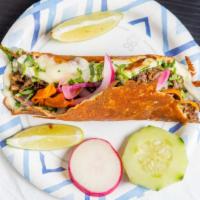 Keto Tacos · Cheese, beef Birria, cilantro, red onion.


*our birria is made with beef, if you prefer chi...