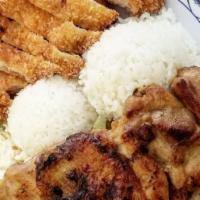 Chicken Combo · Best of both worlds. We serve our famous chicken katsu and bbq chicken together for our chic...