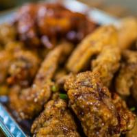 60pc Chicken Wings · Crispy Chicken Wings w/ 4 Flavors