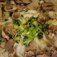 #6 Chicken Offal Noodles Soup · Chicken Heart, Liver & Gizzard, Choice of Noodles in Chicken Soup