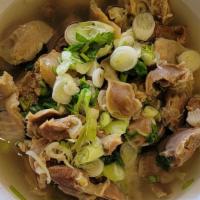 #16 Chicken Offal Soup · Chicken Heart, Chicken Liver, Chicken Gizzard in Chicken Soup