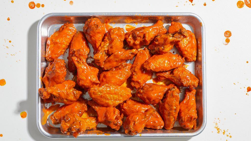 20 Sweet and Spicy Wings · Chicken wings tossed in a sweet and spicy sauce.