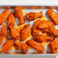 15 Sweet and Spicy Wings · Chicken wings tossed in a sweet and spicy sauce.