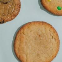 Cookies And Milk For 1 · Pick 2 of our delicious cookies and add your choice of ice cold Almond or 2% Milk