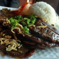 10 - Beef Short Ribs with Rice - 牛仔骨飯 - Cơm Sườn Bò Đại Hàn · 