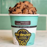 Chocolate Cookie Crumble · We've combined our creamy chocolate ice cream with a GF/Vegan chocolate cookie (think Oreo) ...