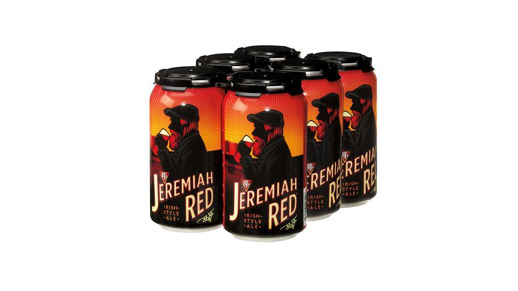 Bj'S Jeremiah Red® - 6-Pack · An Irish-style ale brewed with a secret blend of five imported specialty malts Available in a 6-pack (12 oz. cans) A recycling deposit has been added, where applicable