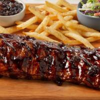 Fridays Big Ribs Whiskey-Glazed · Full-Rack of double-basted pork ribs basted in our Signature Whiskey-Glaze served with seaso...