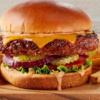 The Beyond Meat Cheeseburger · Made from plant-based ingredients, this juicy, mouthwatering burger satisfies like beef. Our...