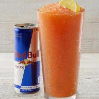 Red Bull Passion Slush · Passion fruit, guava, your choice of Red Bull.