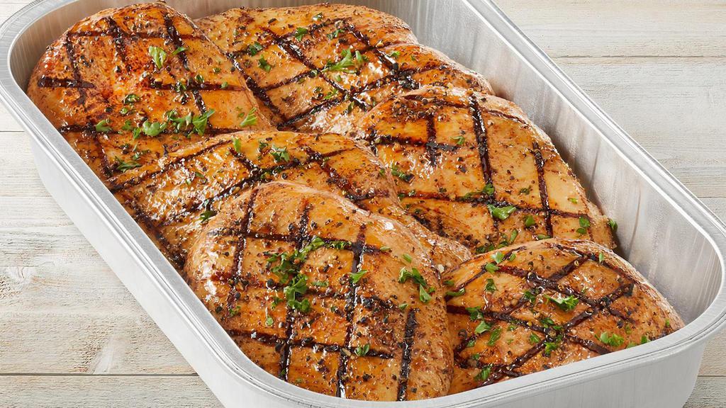 Hickory Seasoned Grilled Chicken Party Tray · Grilled hickory-seasoned sea salt chicken.
