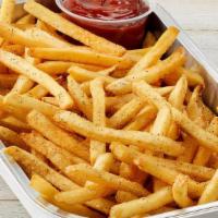 Fries Party Tray · Shareable portion of our crispy, seasoned fries.